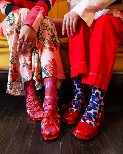 Sock candy poppy floral socks bundle floral socks and shoes